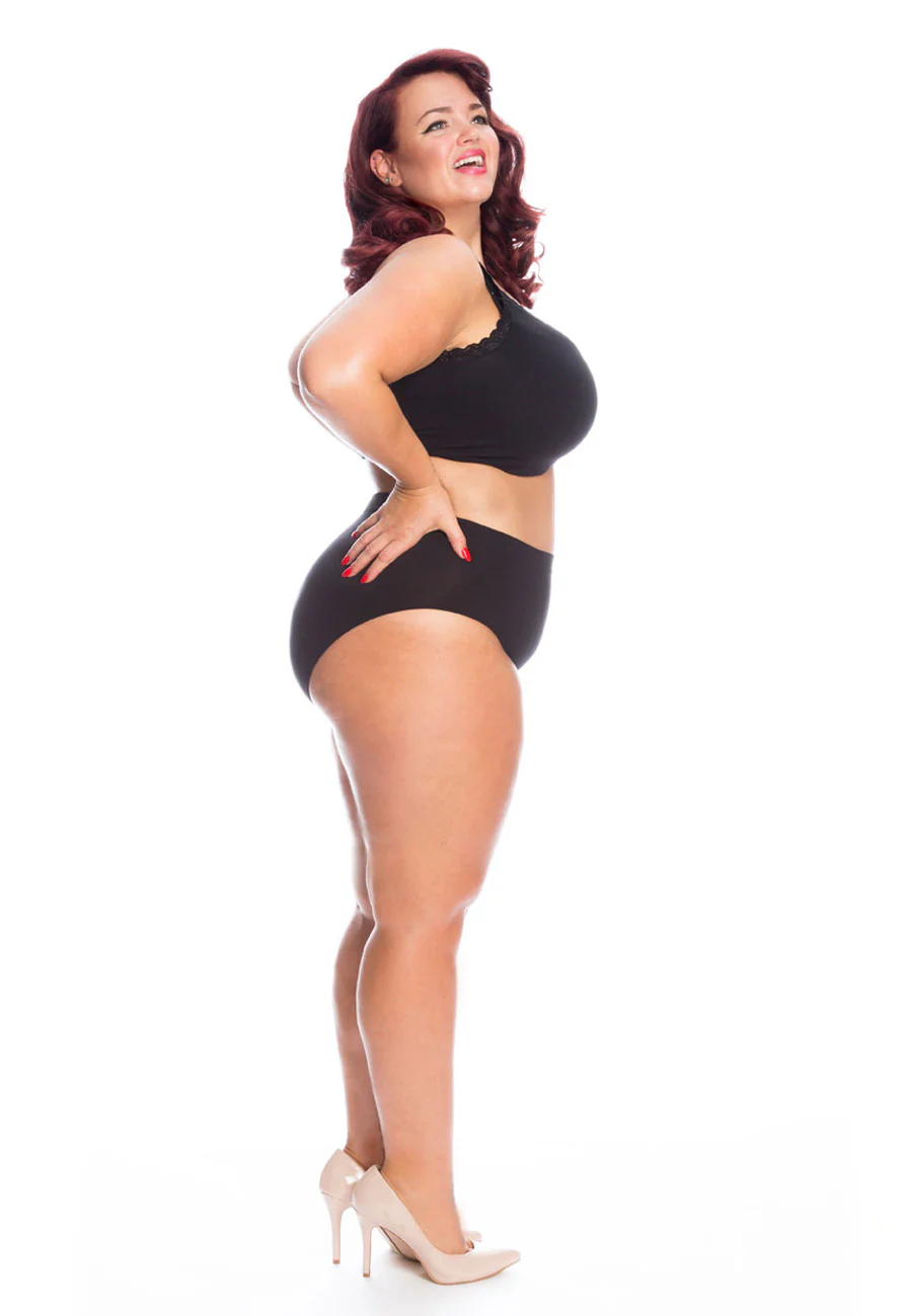 Coordonné 3 pièces grande taille (1 brassière + 1 culotte + 1 shorty) – Image 5