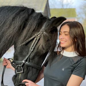 Polo Louve Noir Graphite