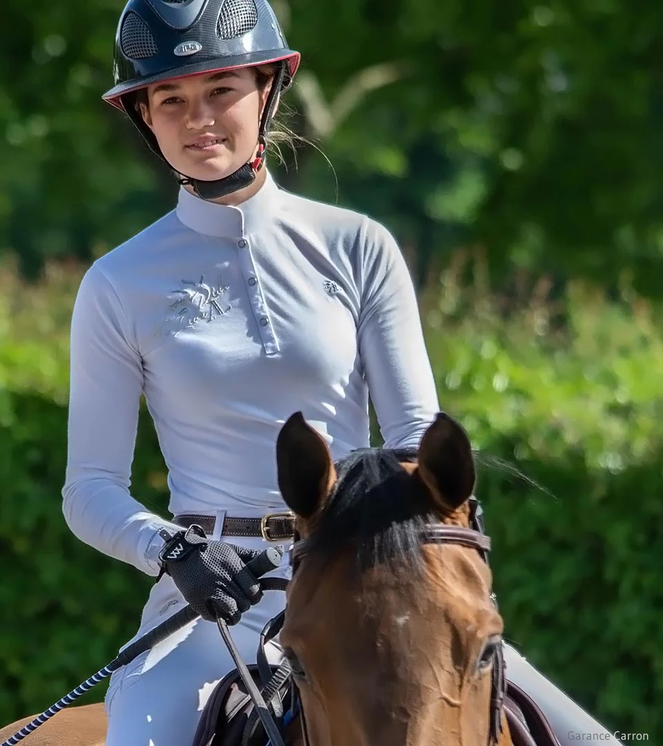 Polo Xynth Blanc 'Live to Horse Ride'