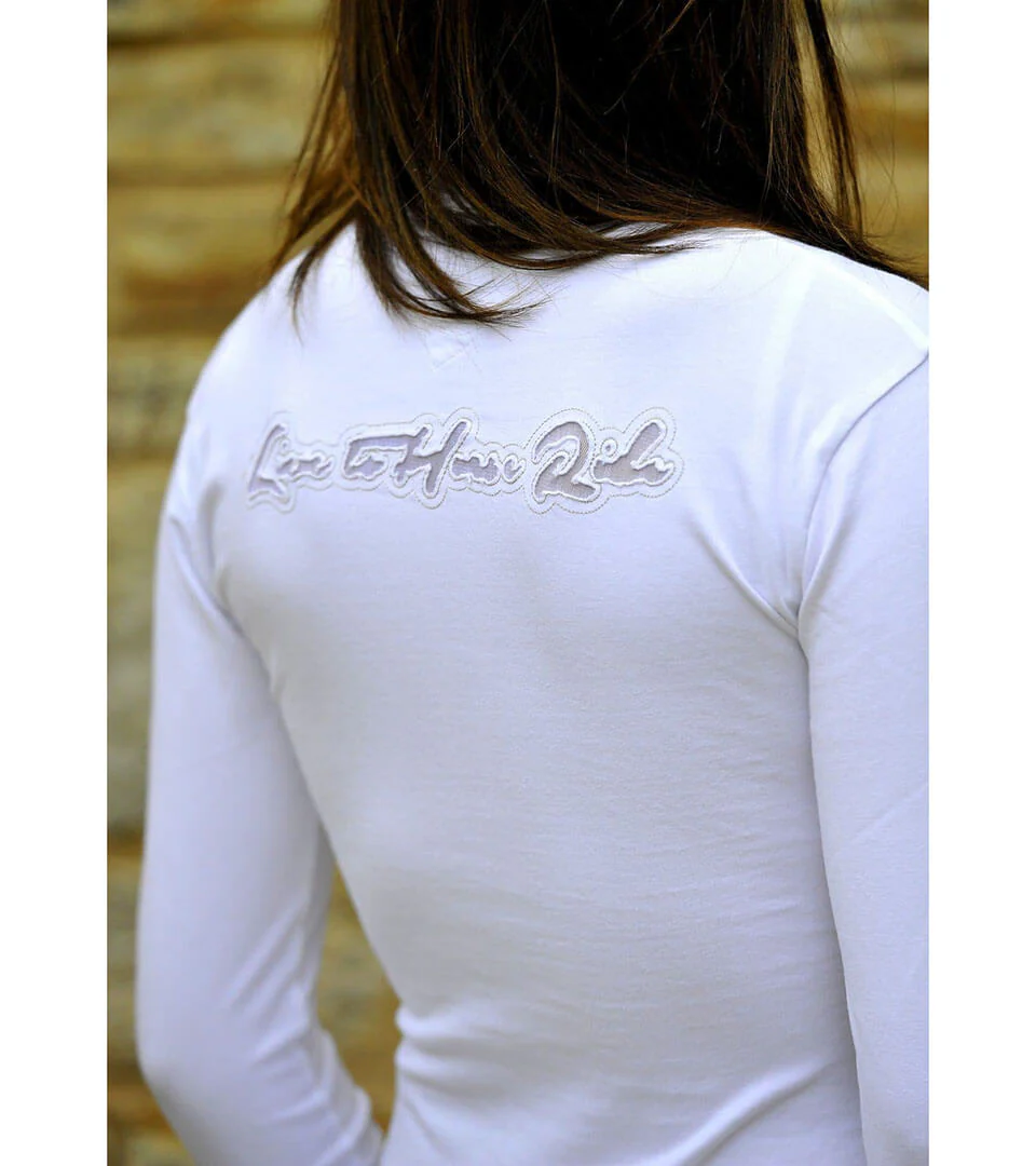 Polo Xynth Blanc 'Live to Horse Ride' – Image 6