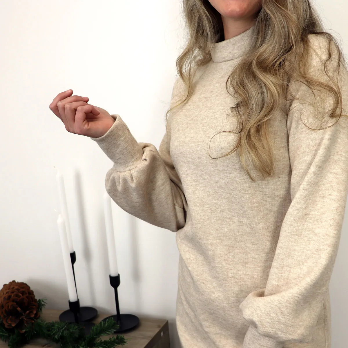 Robe Amandine – Beige – Image 7