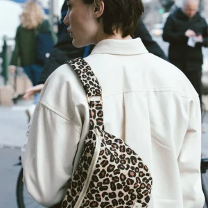 Sac Banane Custine XL | Léopard Beige