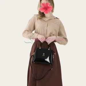 Sac Noir vernis pour femmes