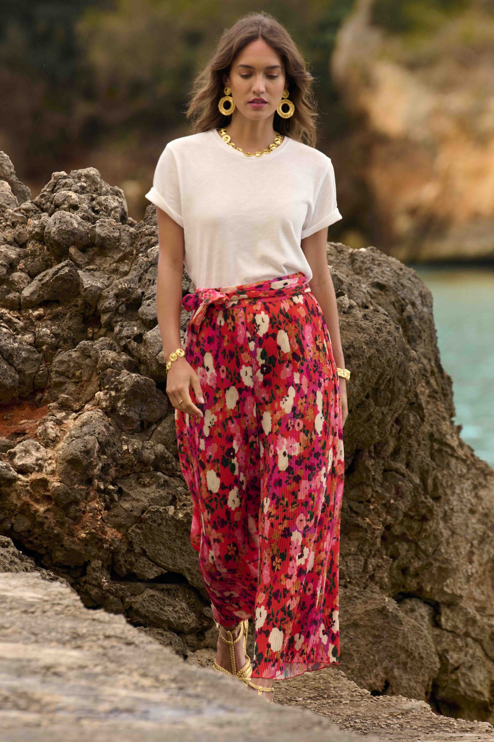 Pantalon ample Persée Gardenia – Image 5