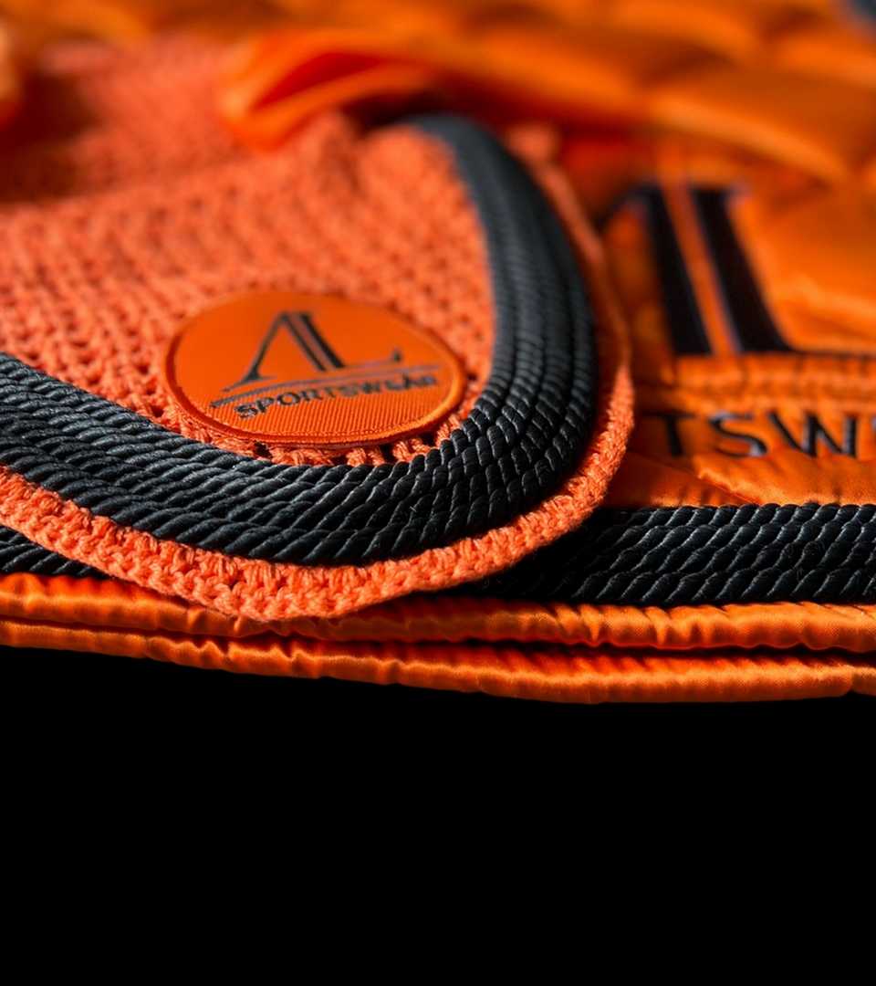 Bonnet Orange Divin, 4 Cordes Noir & Gris Anthracite